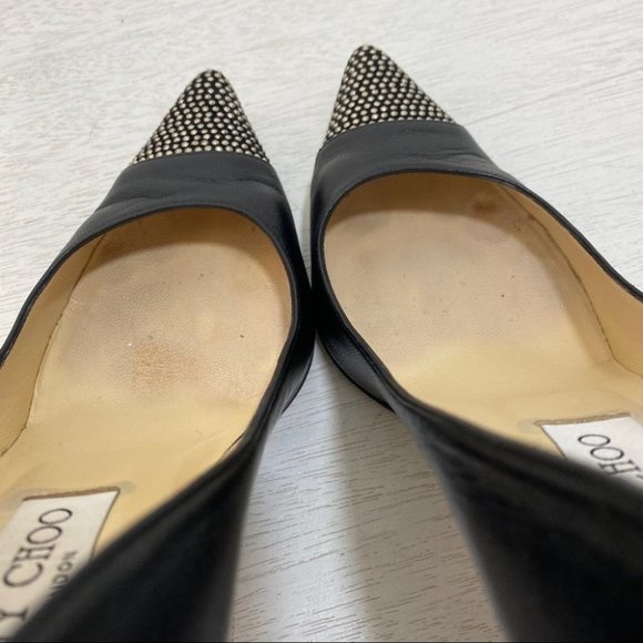 Jimmy Choo stud sparkle toe high heels - Amika - Picture 4 of 16